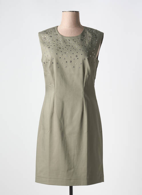 Robe mi-longue vert EVA KAYAN pour femme