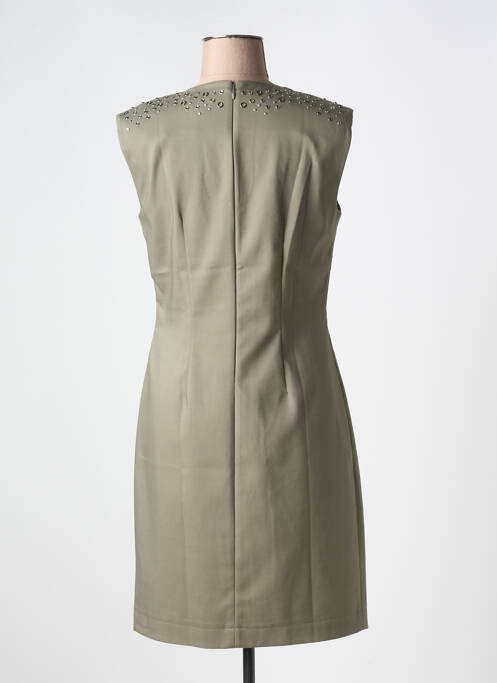 Robe mi-longue vert EVA KAYAN pour femme