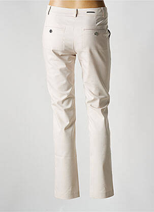 Pantalon slim poches beige NATHALIE CHAIZE femme