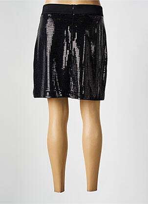 Jupe courte coupe droite noir NATHALIE CHAIZE femme