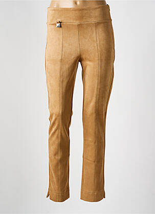 Pantalon slim beige FUEGO WOMAN pour femme