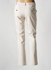 Pantalon slim beige NATHALIE CHAIZE pour femme seconde vue
