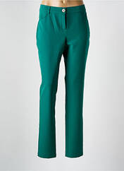 Pantalon slim vert NATHALIE CHAIZE pour femme seconde vue