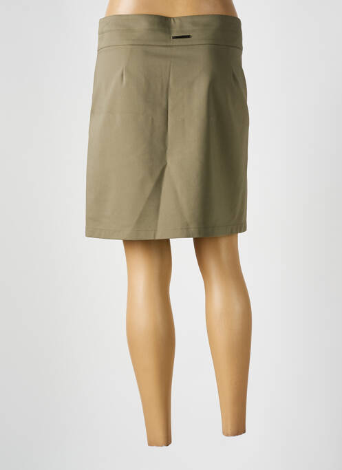 Jupe courte poches vert NATHALIE CHAIZE femme