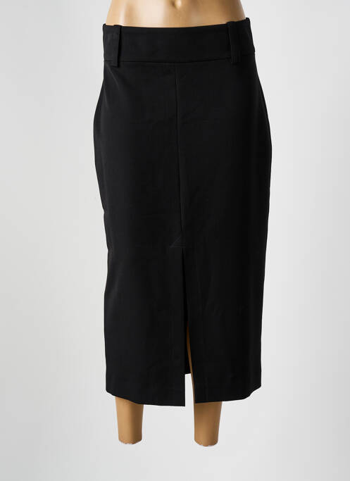 Jupe mi-longue noir NATHALIE CHAIZE pour femme
