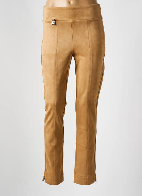 Pantalon slim beige FUEGO WOMAN pour femme