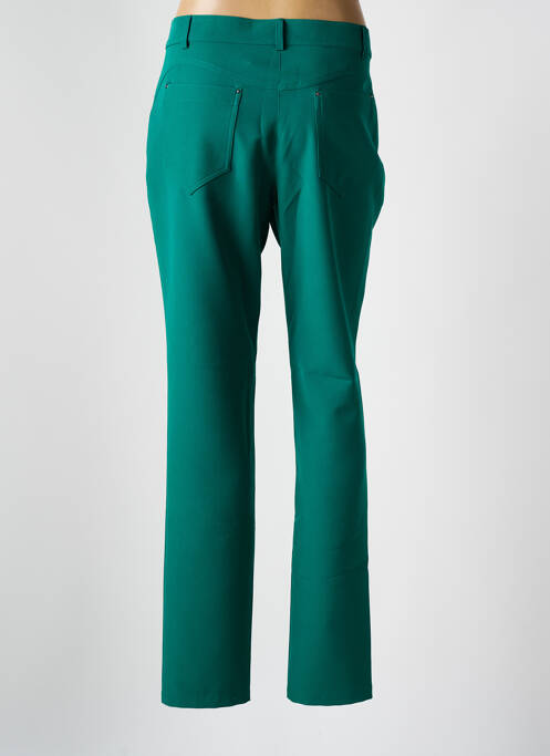 Pantalon slim vert NATHALIE CHAIZE pour femme