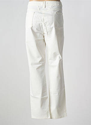 Pantalon slim tissage popeline taille normale beige ANANKE femme