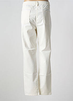 Pantalon slim tissage popeline taille normale beige ANANKE femme