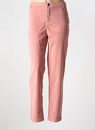Pantalon slim stretch taille normale rose FUEGO WOMAN femme