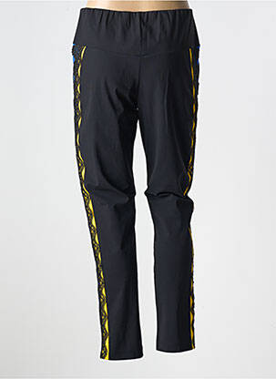 Jegging broderie galons latéraux taille normale noir INDIES femme