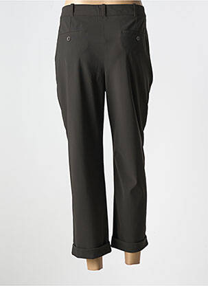 Pantalon 7/8 taille à pinces taille normale gris INDIES femme