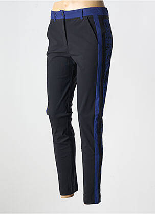 Pantalon 7/8 stretch taille normale noir INDIES femme