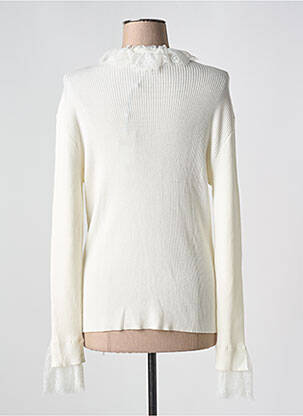 Pull stretch manches longues beige INDIES femme
