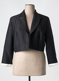 Blazer poignets boutonnés noir FUEGO WOMAN femme
