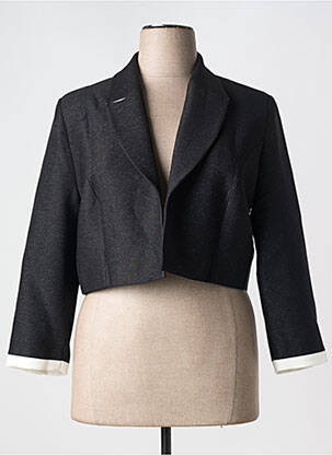 Blazer poignets boutonnés noir FUEGO WOMAN femme
