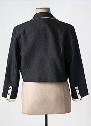 Blazer poignets boutonnés noir FUEGO WOMAN femme