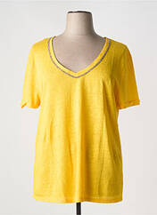 T-shirt jaune ANANKE pour femme seconde vue