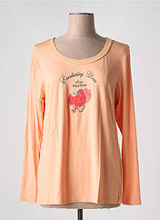 T-shirt orange FUEGO WOMAN pour femme seconde vue
