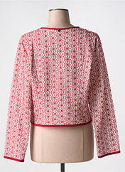 Veste chic rouge NATHALIE CHAIZE pour femme seconde vue