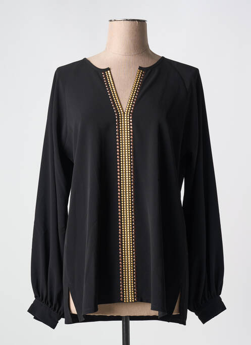 Blouse noir NATHALIE CHAIZE pour femme