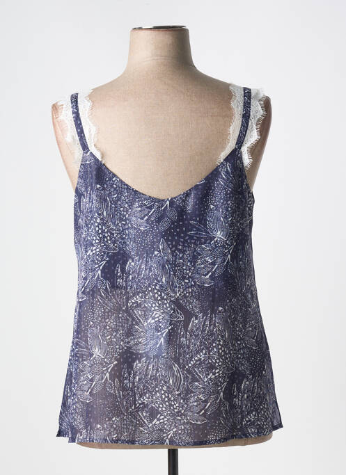 Top bleu EVA KAYAN pour femme