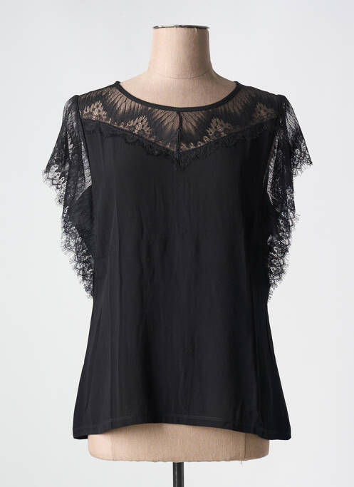 Top noir LEO & UGO pour femme