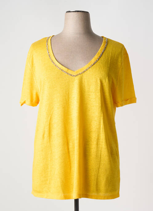 T-shirt jaune ANANKE pour femme