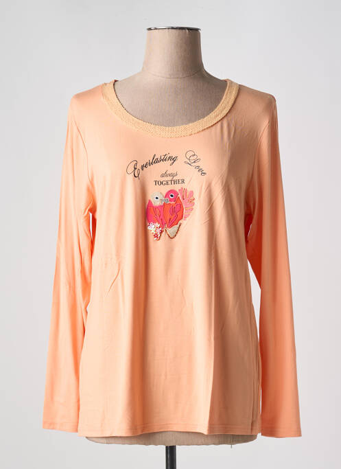 T-shirt orange FUEGO WOMAN pour femme