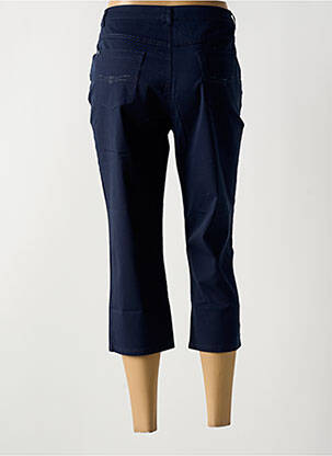 Pantacourt stretch taille normale bleu I.QUING femme