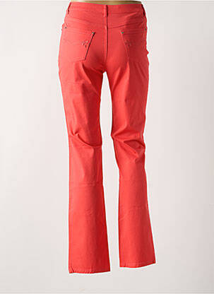 Pantalon slim tissage popeline taille normale orange I.QUING femme