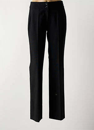 Pantalon droit taille élastique taille normale noir STEILMANN femme