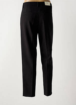 Pantalon 7/8 taille haute taille haute noir FOLYROSE femme