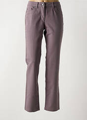 Jeans coupe slim gris BRANDTEX pour femme seconde vue