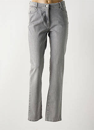 Jeans coupe slim gris TONI pour femme