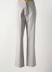 Pantalon droit gris CARLA SIMONI pour femme seconde vue