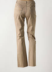 Pantalon slim marron I.QUING pour femme seconde vue