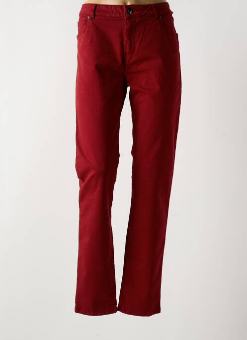 Jeans coupe slim rouge DRESS ADDICT pour femme