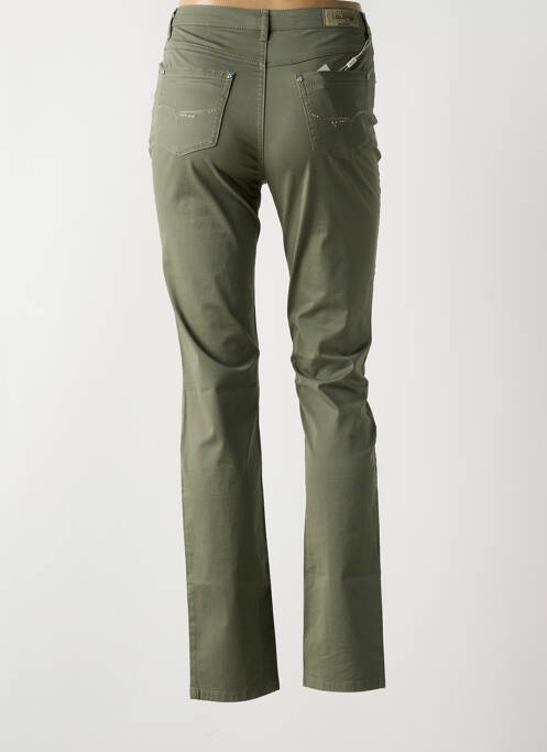 Jeans coupe slim vert I.QUING pour femme