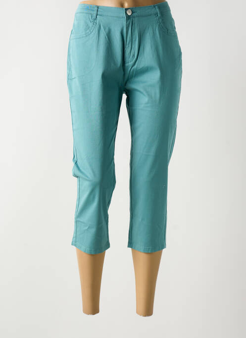 Pantacourt bleu I.QUING pour femme