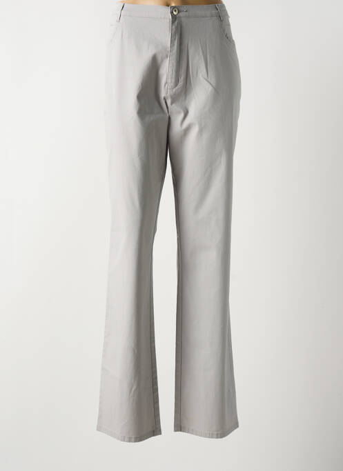 Pantalon droit gris CARLA SIMONI pour femme