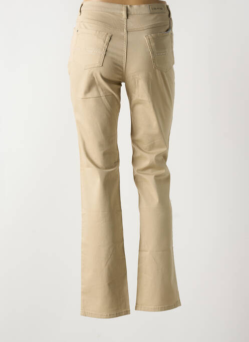 Pantalon slim beige I.QUING pour femme