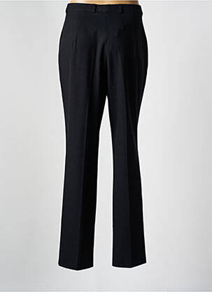 Pantalon droit fermeture zippée sous rabat boutonné noir STEILMANN femme
