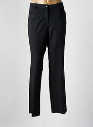 Pantalon droit fermeture zippée sous rabat boutonné gris STEILMANN femme