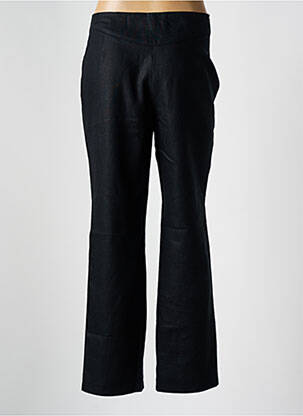 Pantalon droit taille élastique noir BARILOCHE femme