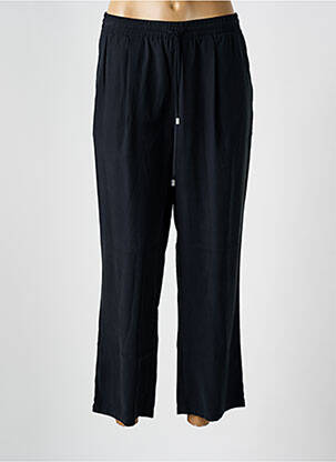 Pantalon 7/8 fermeture zippée sous rabat boutonné noir M BY M femme