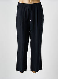 Pantalon 7/8 fermeture zippée sous rabat boutonné noir M BY M femme