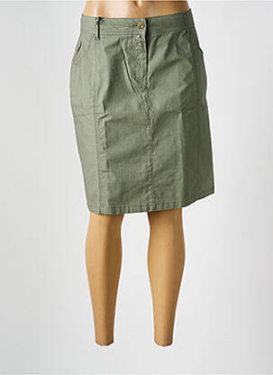 Jupe courte poches vert ÉTYMOLOGIE femme