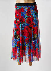 Jupe mi-longue rouge MALOKA pour femme seconde vue