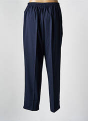 Pantalon droit bleu GEVANA pour femme seconde vue